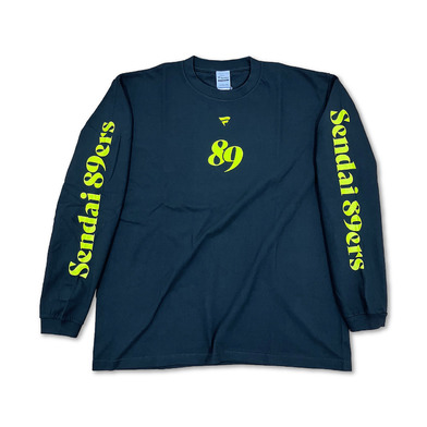 89ロゴロングスリーブTシャツ(ブラック)